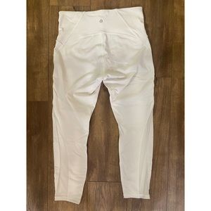 Size 10 White lululemon leggings